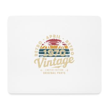 Avril 1970 – April 1970 - Mousepad (Querformat) - Weiß - Vorne