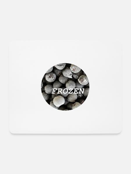 Gefrorene Beere - Mousepad (Querformat) - Weiß