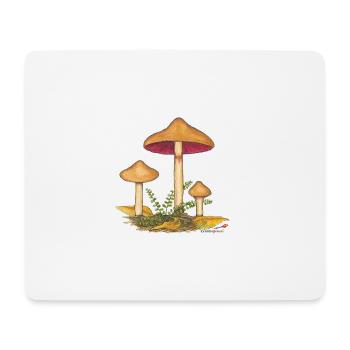 Blutblättriger Hautkopf - Mousepad (Querformat) - Weiß - Vorne
