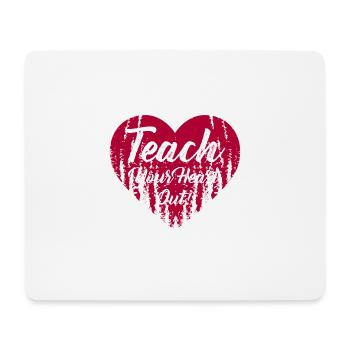 Lehrer Schule Bildung Lehr Spaß Liebe Humor - Mousepad (Querformat) - Weiß - Vorne