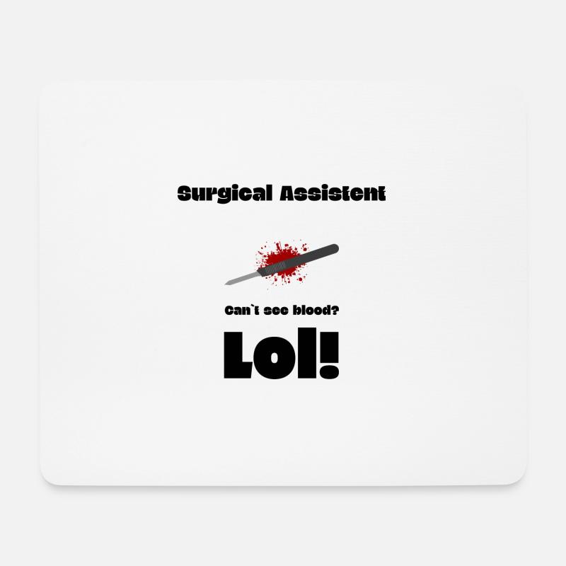 OTA Krankenschwester Spruch Blut OP Geschenkidee - Mousepad (Querformat) - Weiß