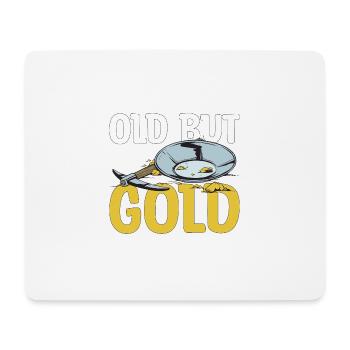 Goldsucher schürfen Goldwaschen Geschenk - Mousepad (Querformat) - Weiß - Vorne