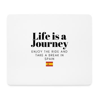 Reise nach Spanien - Mousepad (Querformat) - Weiß - Vorne