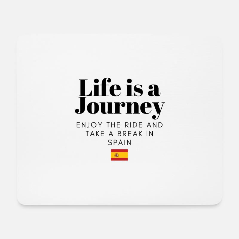 Trip to Spain - Mouse Pad (horizontal) - white