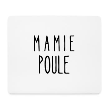 mamie poule - Tapis de souris (format paysage) - blanc - Devant