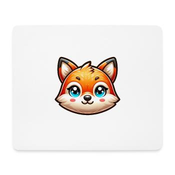Renard Mignon, Animaux, Forêt, Renard Roux, Nature Sauvage - Tapis de souris (format paysage) - blanc - Devant