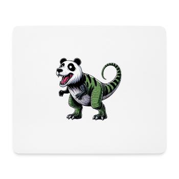 Brontosaur Zebra Fusion: Fantastic - Mouse Pad (horizontal) - white - Front