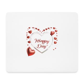 VALENTEN 2025 - Tapis de souris (format paysage) - blanc - Devant