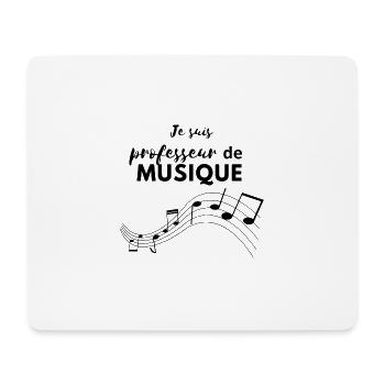 I am a music teacher - Mouse Pad (horizontal) - white - Front