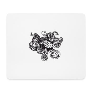 Octopus - Mouse Pad (horizontal) - white - Front