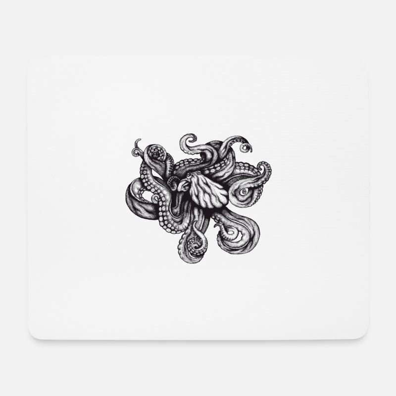 Octopus - Mouse Pad (horizontal) - white