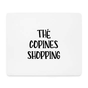 thé copines shopping - Tapis de souris (format paysage) - blanc - Devant
