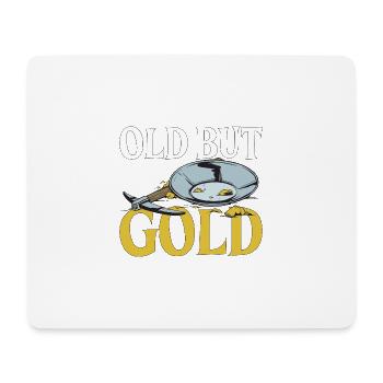 Gold miners prospect gold prospector gift - Mouse Pad (horizontal) - white - Front