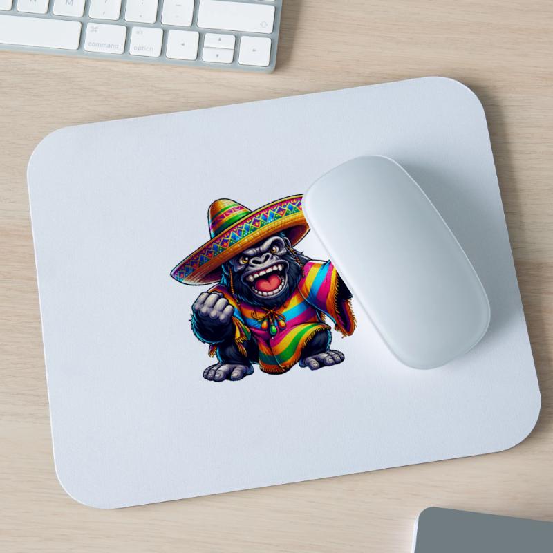 Easter, Easter Egg, Cartoon Polar Bear, Easter Decoration, Mouse Pad (horizontal)