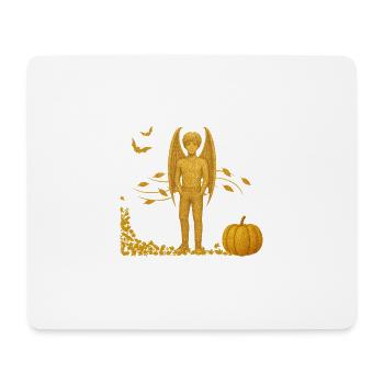 Fall Edition: Vampire Demon with Bats - Mouse Pad (horizontal) - white - Front