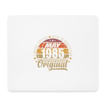Design Vintage Mai 1985 Édition Limitée Mai 1985 - Tapis de souris (format paysage) - blanc - Devant