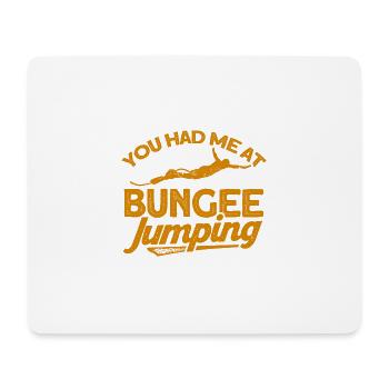 Bungee Jumping Extreme Sports Bungee Jumping Gift - Mouse Pad (horizontal) - white - Front