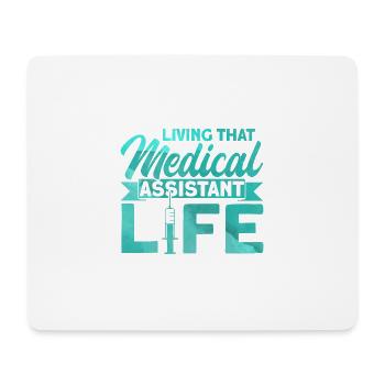 Medical School Medical Assistant Assis - Mouse Pad (horizontal) - white - Front