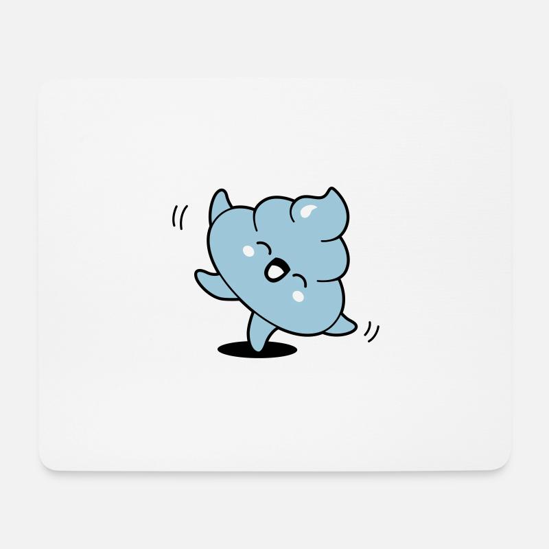 Kack kawaii - Mousepad (Querformat) - Weiß