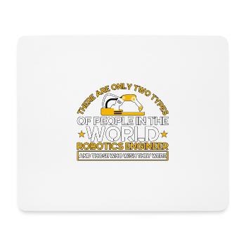 Robotic Robot Robotics Engineer Gift - Mouse Pad (horizontal) - white - Front
