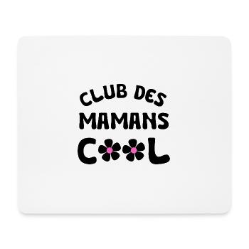 club des mamans cool - Tapis de souris (format paysage) - blanc - Devant