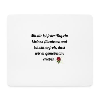 Ein kleines Abenteuer - Mousepad (Querformat) - Weiß - Vorne
