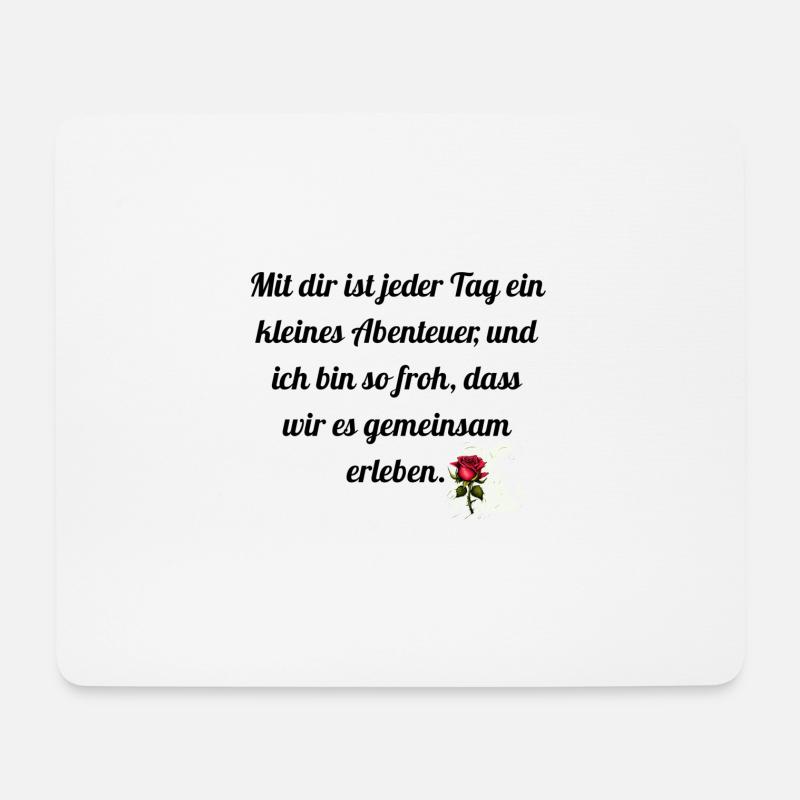 Ein kleines Abenteuer - Mousepad (Querformat) - Weiß