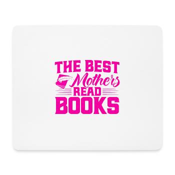 Die besten Mütter lesen Bücher Buch lesen Geschenk - Mousepad (Querformat) - Weiß - Vorne