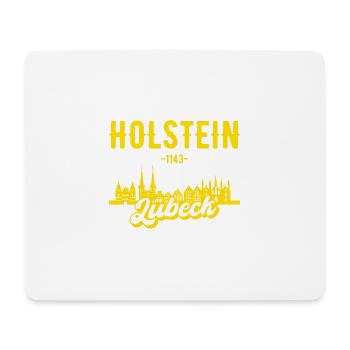 Lübeck Lübecker Heimat Geschenk - Mousepad (Querformat) - Weiß - Vorne