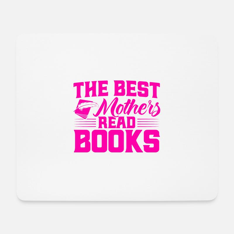 Die besten Mütter lesen Bücher Buch lesen Geschenk - Mousepad (Querformat) - Weiß