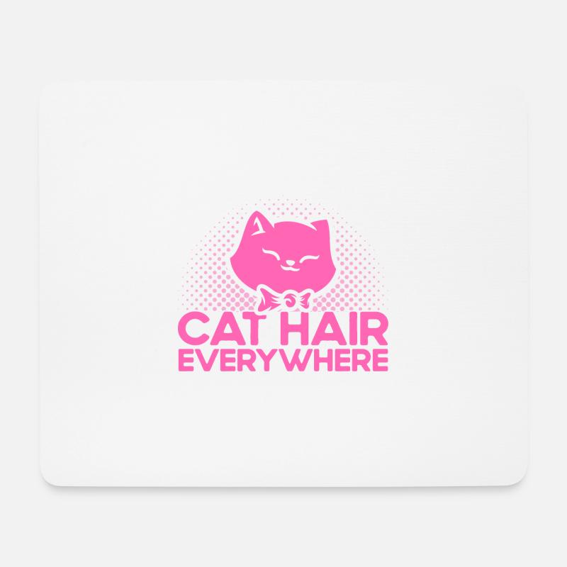 Katzen Sprüche Katzen Liebhaber Katzeneltern Gesch - Mousepad (Querformat) - Weiß