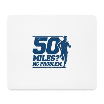 Ultramarathon Trailrunning Ultramarathonläufer Ges - Mousepad (Querformat) - Weiß - Vorne