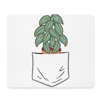 Plantes Sac Chest Poche Hobby Jardinier Jardin - Tapis de souris (format paysage) - blanc - Devant