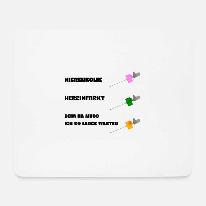 Rettungsdienst Notfallsanitäter Notarzt NA - Mousepad (Querformat) - Weiß