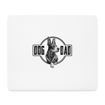 Hund Papa - Mousepad (Querformat) - Weiß - Vorne