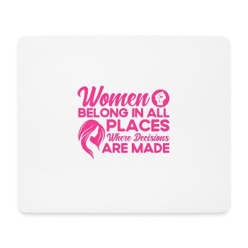 Feminismus Rechte der Frauen Feministisch Geschenk - Mousepad (Querformat) - Weiß - Vorne