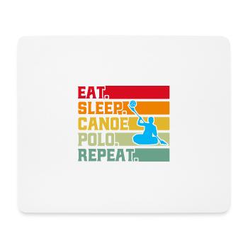 Canoe polo team Canoe polo Canoeing gift - Mouse Pad (horizontal) - white - Front