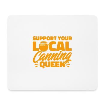 Soutenez votre conserverie locale Queen Einma - Tapis de souris (format paysage) - blanc - Devant
