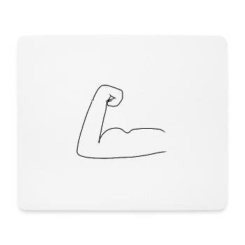 Arm Stark Symbol - Mousepad (Querformat) - Weiß - Vorne