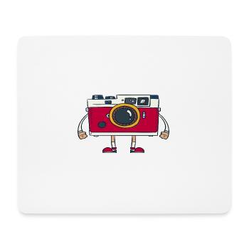 Kamera Bilder Fotos - Mousepad (Querformat) - Weiß - Vorne