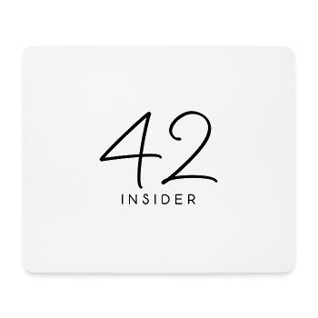 42 insider movie galaxy hitchhiker quote scripture - Mouse Pad (horizontal) - white - Front