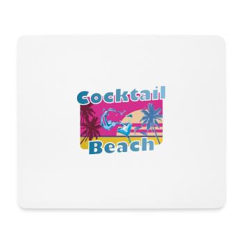 Cool party shirt summer beach vacation gift - Mouse Pad (horizontal) - white - Front