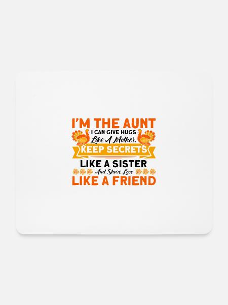 Tanten Tante Schwester Tanten Familie Geschenk - Mousepad (Querformat) - Weiß