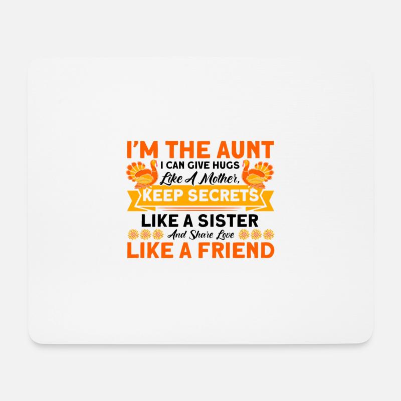 Tanten Tante Schwester Tanten Familie Geschenk - Mousepad (Querformat) - Weiß