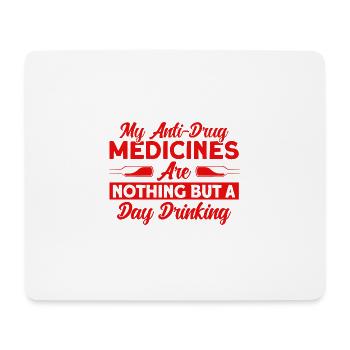 Day Drinking Party Beach Party Gift - Mouse Pad (horizontal) - white - Front