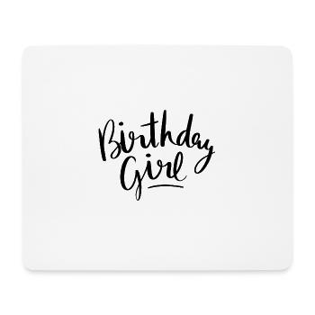 Birthday Girl - - Tapis de souris (format paysage) - blanc - Devant