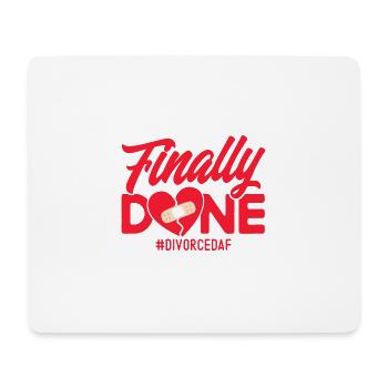 Scheidung Ex Partner Auflösung der Ehe Geschenk - Mousepad (Querformat) - Weiß - Vorne