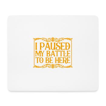 Middle Ages Fair Medieval Market Volksfest G - Mouse Pad (horizontal) - white - Front