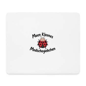 Meen kleenes Modschegiebchen – Dicton saxon - Tapis de souris (format paysage) - blanc - Devant