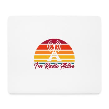 Morsezeichen senden Amateurfunk Amateurfunk Gesche - Mousepad (Querformat) - Weiß - Vorne